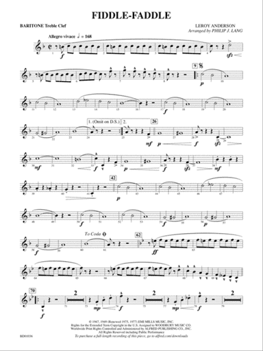 Fiddle-Faddle: Baritone T.C.