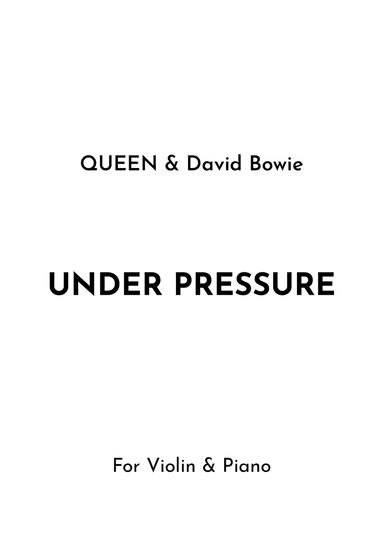 Under Pressure