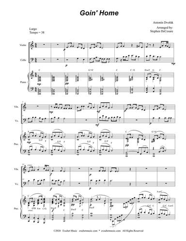 Goin' Home (Duet for Violin and Cello)