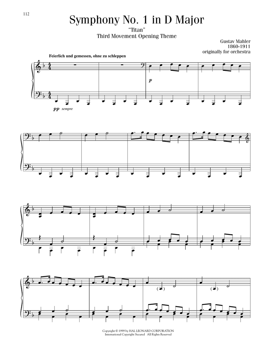 Symphony No. 1 in D Major ("Titan")