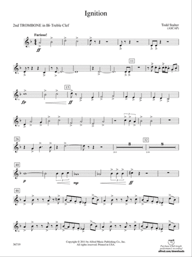 Ignition: (wp) 2nd B-flat Trombone T.C.