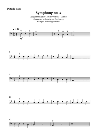 Symphony no. 5 - 1st movement (theme)