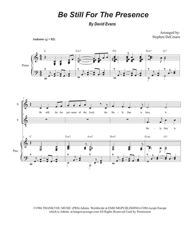 Be Still For The Presence