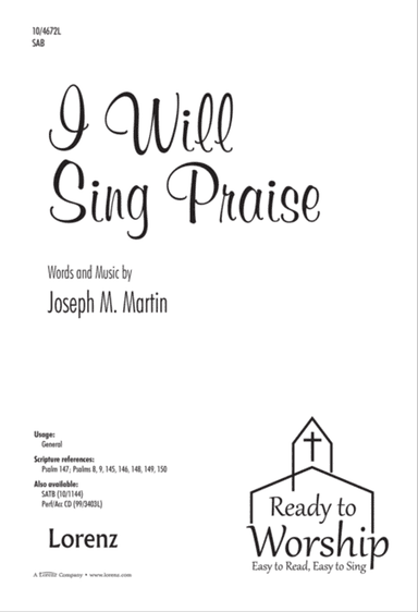 I Will Sing Praise