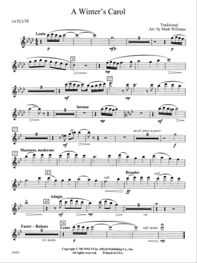 A Winter's Carol: Flute