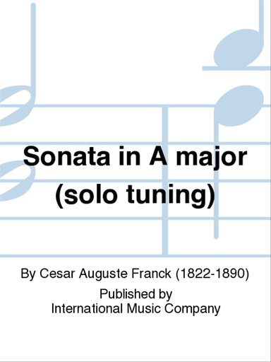 Sonata In A Major (Solo Tuning)