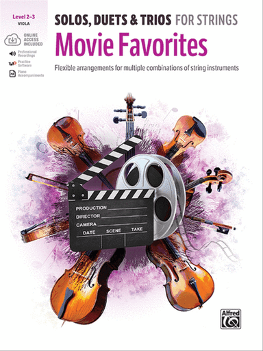 Solos, Duets & Trios for Strings -- Movie Favorites