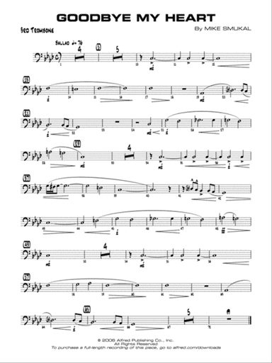 Goodbye My Heart: 3rd Trombone