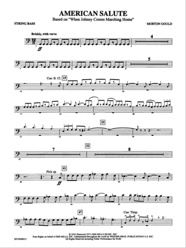American Salute: String Bass