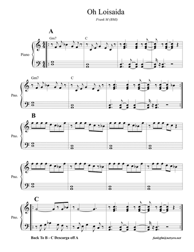 Oh Loisaida (Solo Piano)