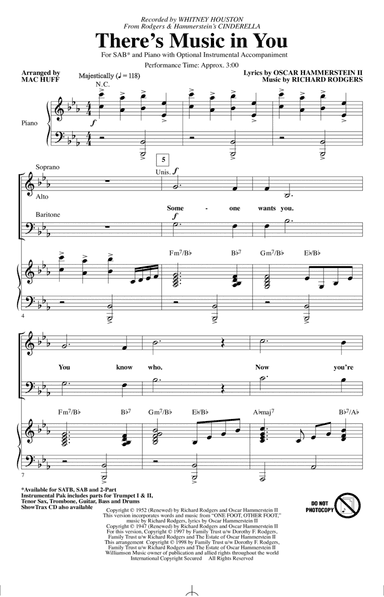 There's Music In You (from Cinderella) (arr. Mac Huff)