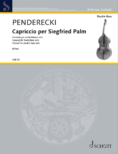 Capriccio per Siegfried Palm