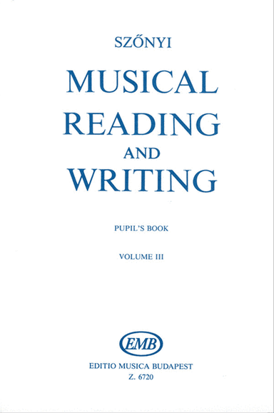 Musical Reading and Writing