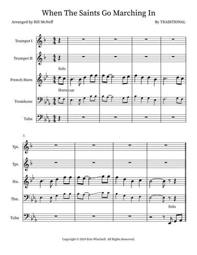 When The Saints Go Marching In