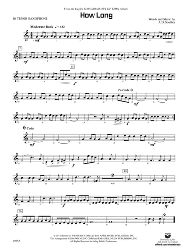 How Long: B-flat Tenor Saxophone