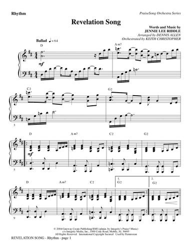 Revelation Song - Rhythm