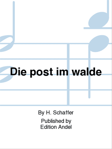 Die post im walde
