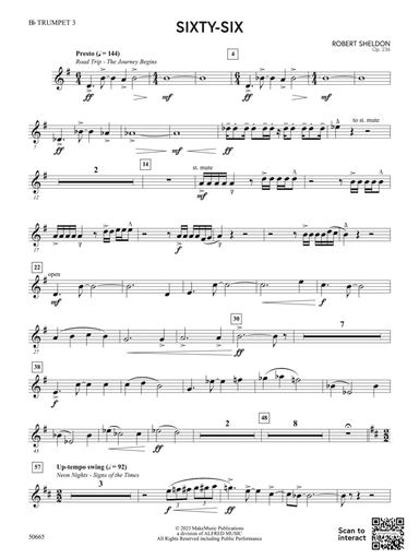Sixty-Six: 3rd B-flat Trumpet