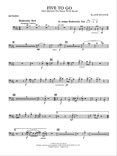 Five to Go: 2nd Trombone