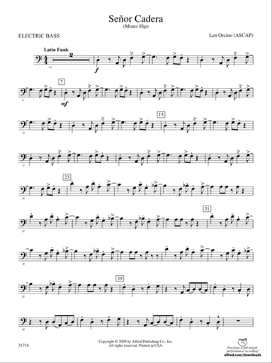 Señor Cadera (Mister Hip): String Bass