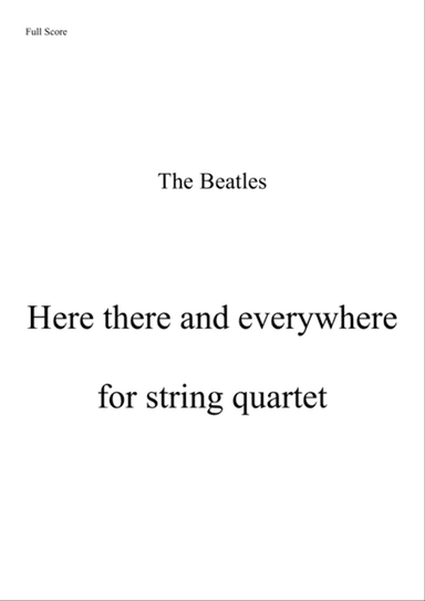 Here, There And Everywhere