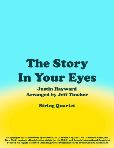 The Story In Your Eyes