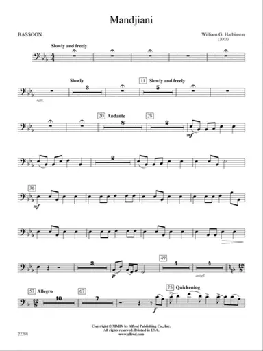 Mandjiani: Bassoon