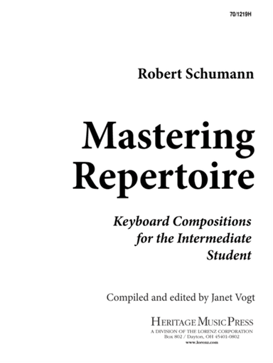Mastering Repertoire: Schumann