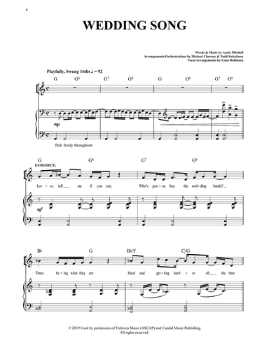 Wedding Song (from Hadestown)