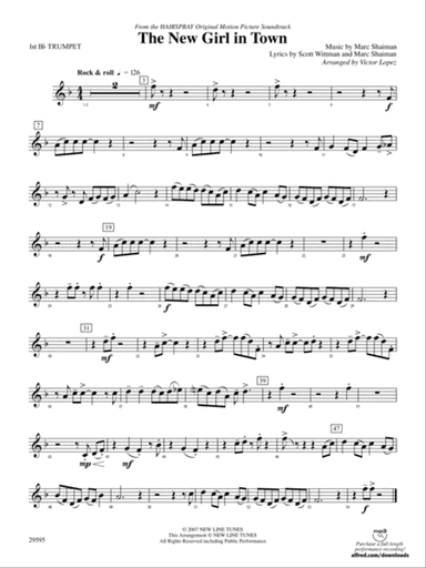 The New Girl in Town: 1st B-flat Trumpet