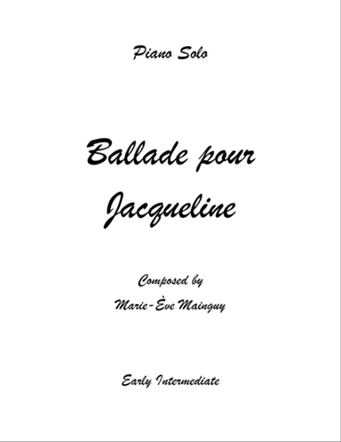Ballade pour Jacqueline