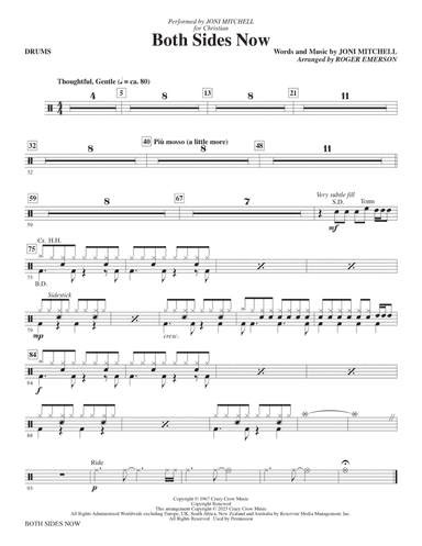 Both Sides Now (arr. Roger Emerson) - Drums