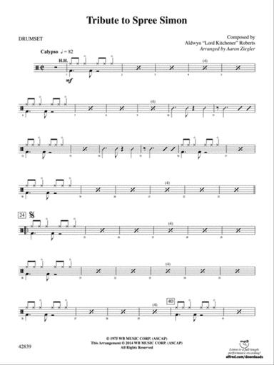 Tribute to Spree Simon: Drums