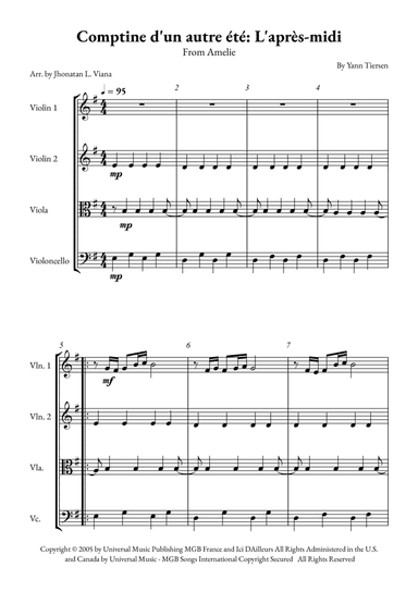 Comptine D'un Autre Été: L'après-Midi