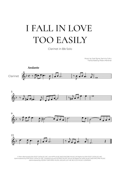 I Fall In Love Too Easily