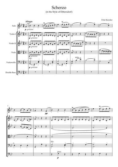 Scherzo (in the Style of Dittersdorf)