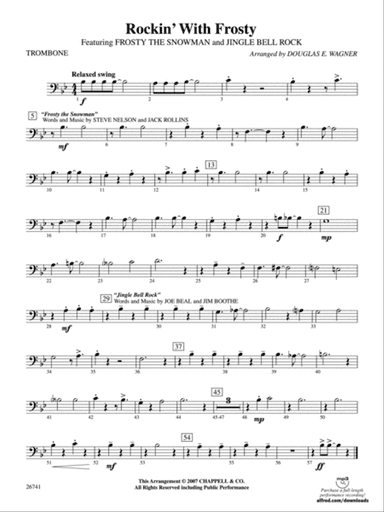 Rockin' with Frosty: 1st Trombone