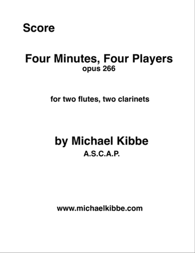 Four Minutes, Four Players, opus 266