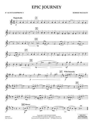 Epic Journey - Alto Saxophone 1