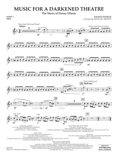 Music for a Darkened Theatre (The Music of Danny Elfman) - Pt.1 - Oboe