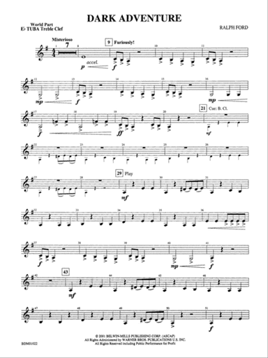 Dark Adventure: (wp) E-flat Tuba T.C.