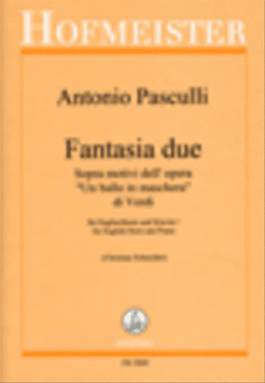 Fantasia due sopra motivi dell'opera "Un ballo in maschera" di Verdi