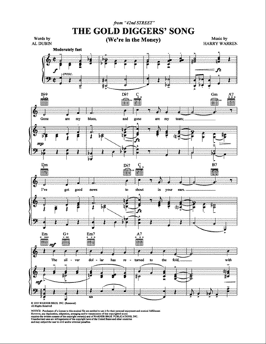 The Gold Diggers' Song (We're in the Money)