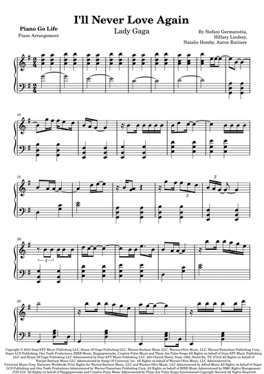 I'll Never Love Again