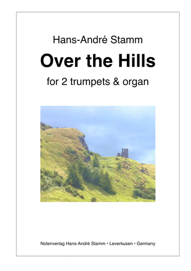 Over the Hills for 2 trumpets & organ