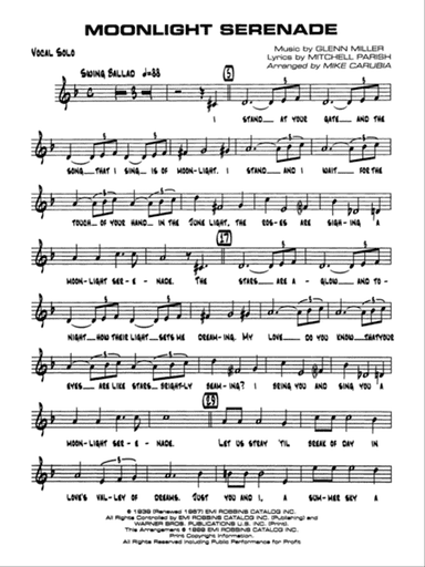 Moonlight Serenade: Vocal Solo