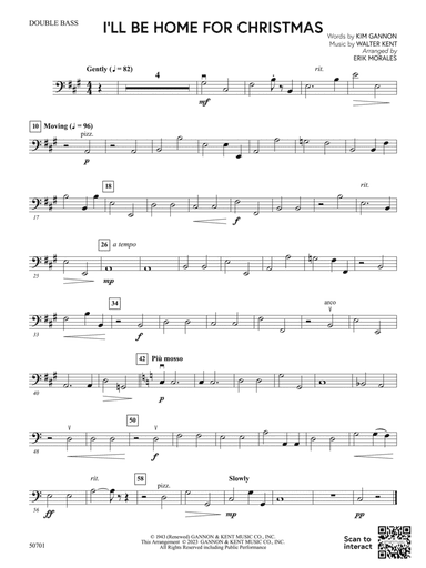 I'll Be Home for Christmas: String Bass