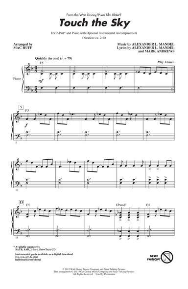 Touch The Sky (From Brave) (arr. Mac Huff)
