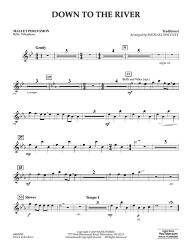 Down to the River - Mallet Percussion