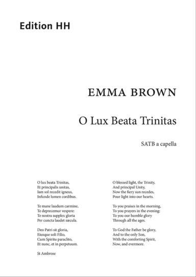 O Lux Beata Trinitas